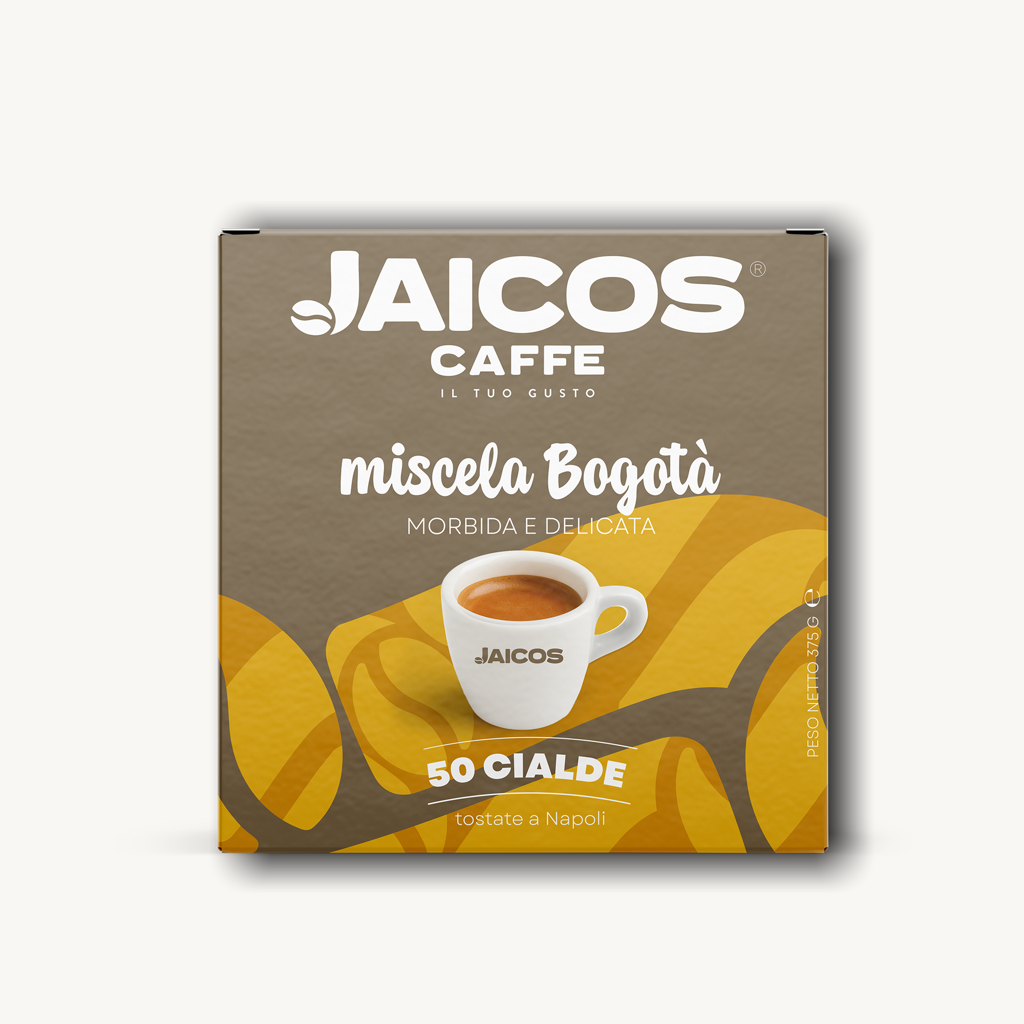 50 Cialde Miscela Bogotà – Caffè morbido e delicato.